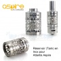 Tank Réservoir Atlantis Aspire Hollowed Inox Pyrex