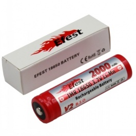 Batterie Accu EFEST IMR 18650 v2 - 2000mAh