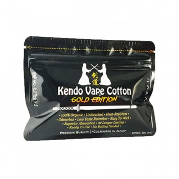 Coton Kendo Vape Cotton Gold Edition - 1 mètre
