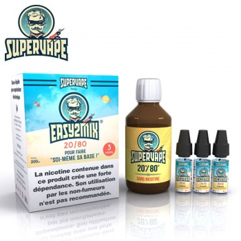 Easy2mix Pack DIY 20% PG / 80% VG par Supervape - 200ml