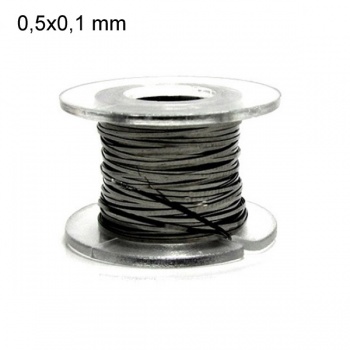 Kanthal A1 plat (ruban) - 0,5 mm x 0,1 mm (10m) - Fil résistif