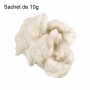 Sachet Coton cardé écru pour micro coil - 10g