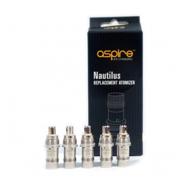Résistances Aspire Nautilus BDC - Pack de 5