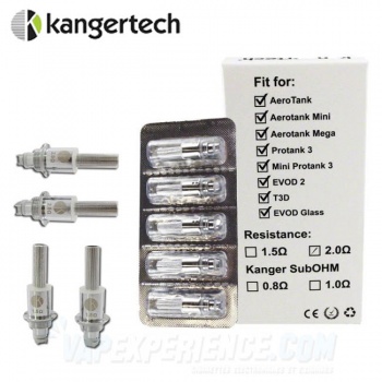 Résistances Kangertech Aerotank (Mega / Mini) - Pack de 5