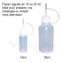 Flacon aiguille pour e-liquide - 10ml ou 30ml
