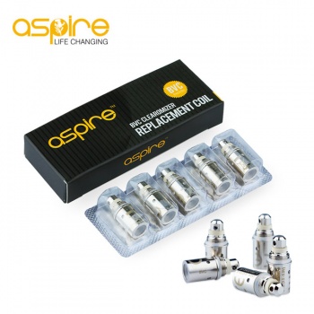 Résistances Aspire BVC - K1 / ET-S / CE5 / ViVi - Pack de 5