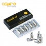 Résistances Aspire BVC - K1 / ET-S / CE5 / ViVi - Pack de 5
