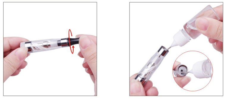 Remplissage du clearomiseur Redux du pack Kear de Smoktech